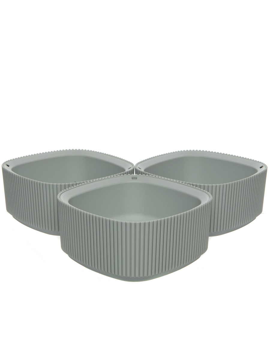 

Горшок для цветов Navako Melo 1.8L Water Green 3 штуки, Зеленый, Melo 1.8L Water Green (3 штуки)