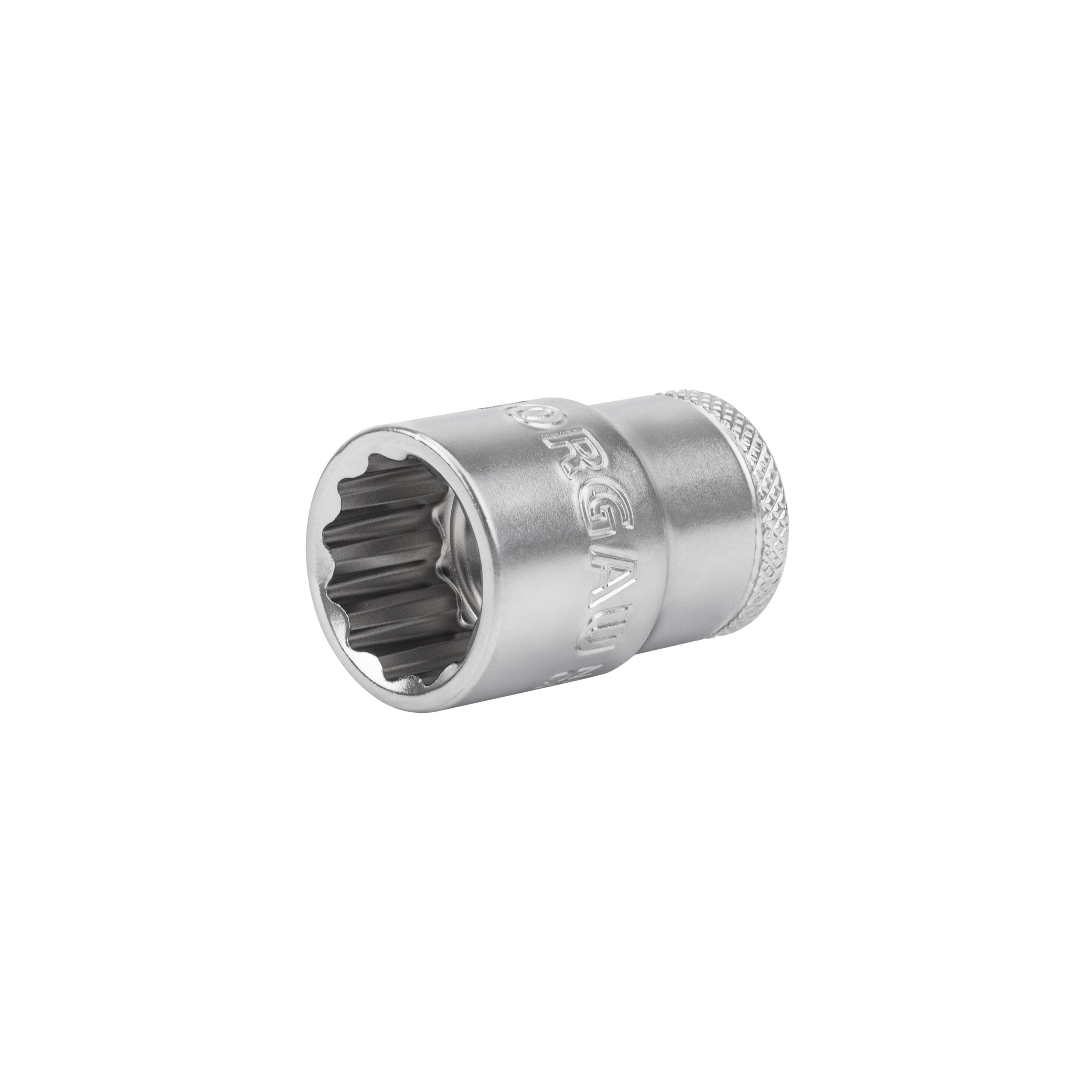 

Головка NORGAU Industrial 12-гранная 18 мм торцевая шариковая фиксация, под квадрат 1/2", SHD-185-966