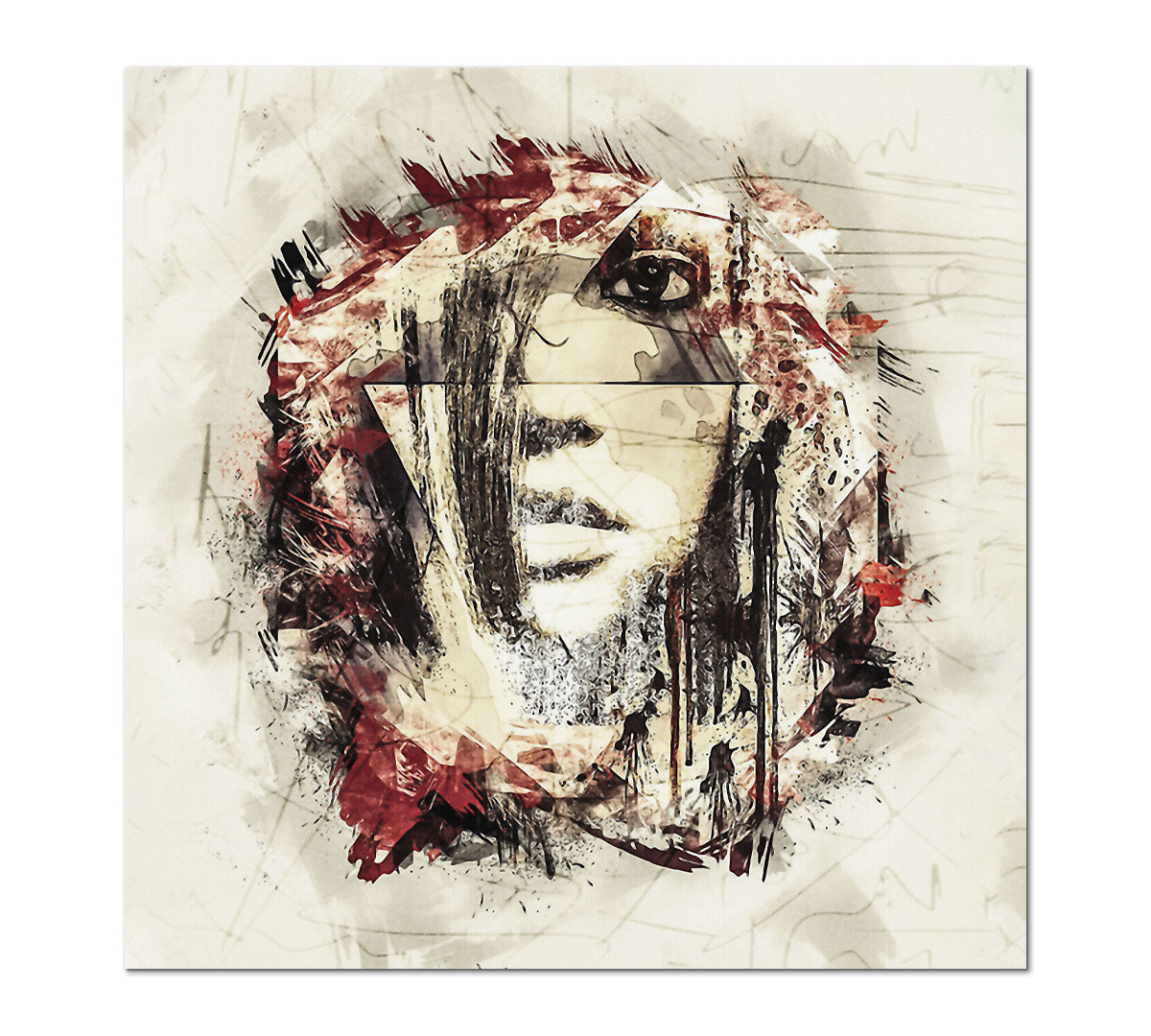 

Картина интерьерная на холсте Poly Print Art Фредерика 30х30 см.