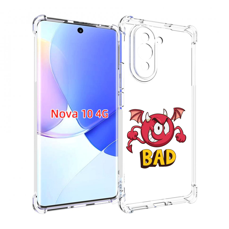 

Чехол MyPads плохой для Huawei Nova 10, Прозрачный, Tocco