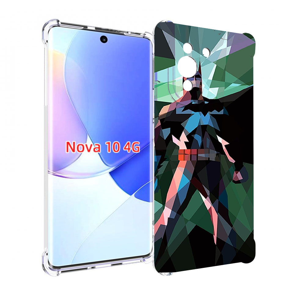 

Чехол MyPads полигональный-бэтмен-арт для Huawei Nova 10, Прозрачный, Tocco