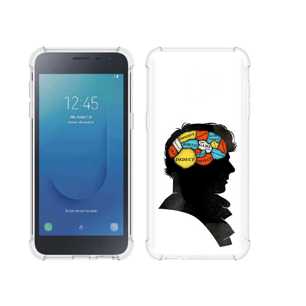 Чехол MyPads Tocco для Samsung Galaxy J2 Core темный рисунок (PT124748.583.640)
