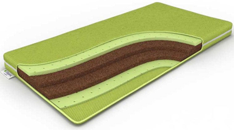 Дримлайн BabyOrganic Green 80х200х10
