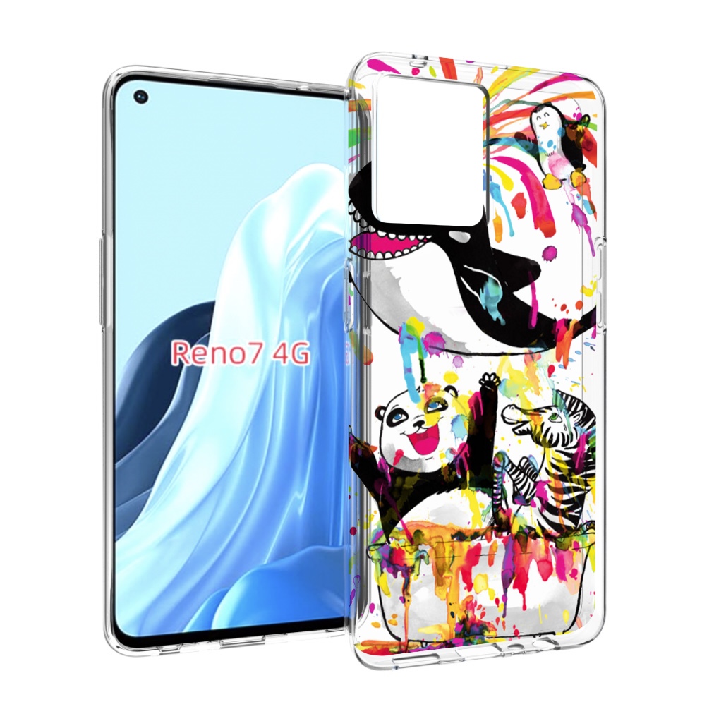 

Чехол MyPads Хиппи кит для OPPO RENO 7 4G, Прозрачный, Tocco