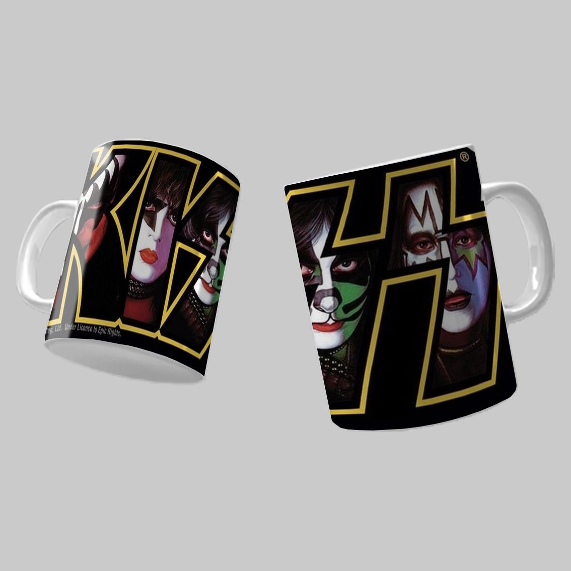 

Кружка Kiss Кисс рок атрибутика