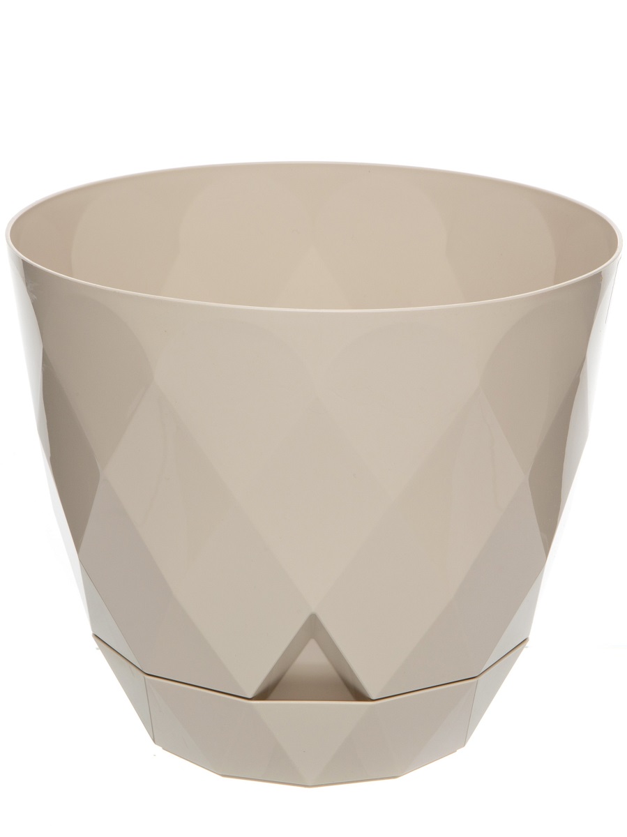 

Горшок для цветов Navako Rico 4.8L Beige, 1 шт., Бежевый, Rico 4.8L Beige