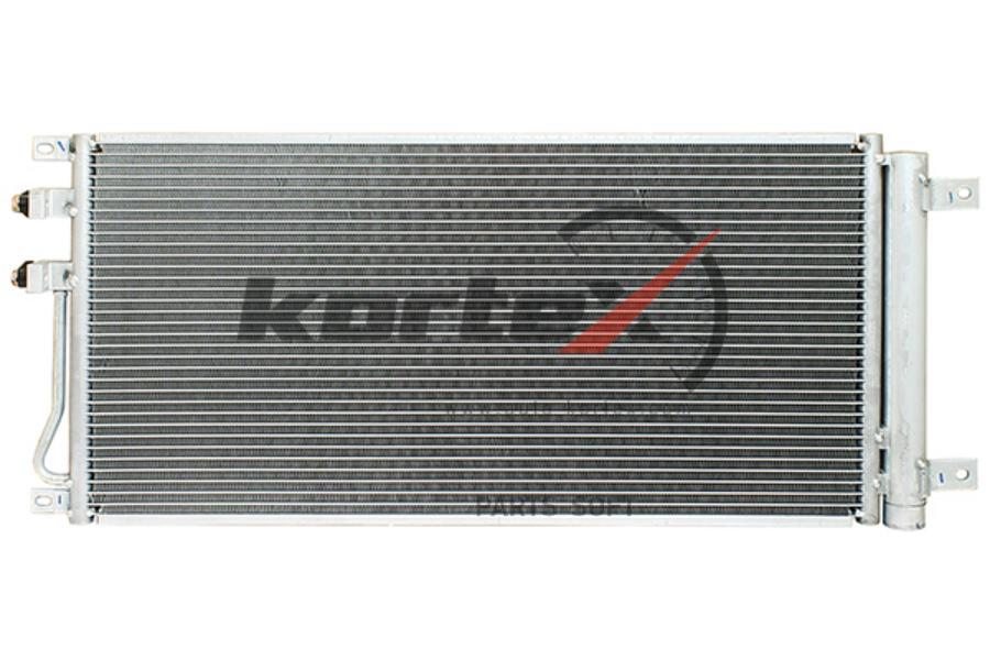 KORTEX KRD2088 Радиатор кондиционера SSANGYONG New Actyon/Korando C 12- с ресивером  () 1ш