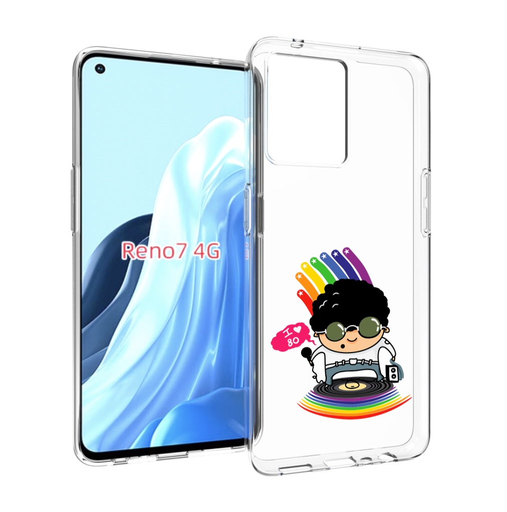 

Чехол MyPads Я люблю 80-е для OPPO RENO 7 4G, Прозрачный, Tocco