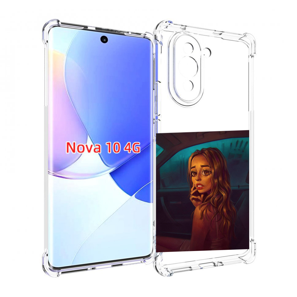 

Чехол MyPads пуп-невесты женский для Huawei Nova 10, Прозрачный, Tocco