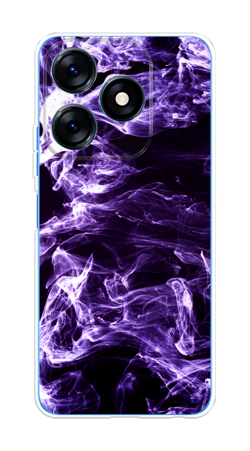 

Чехол на Tecno Spark 10/10C "Фиолетовый дым", Фиолетовый;белый;черный, 303650-3