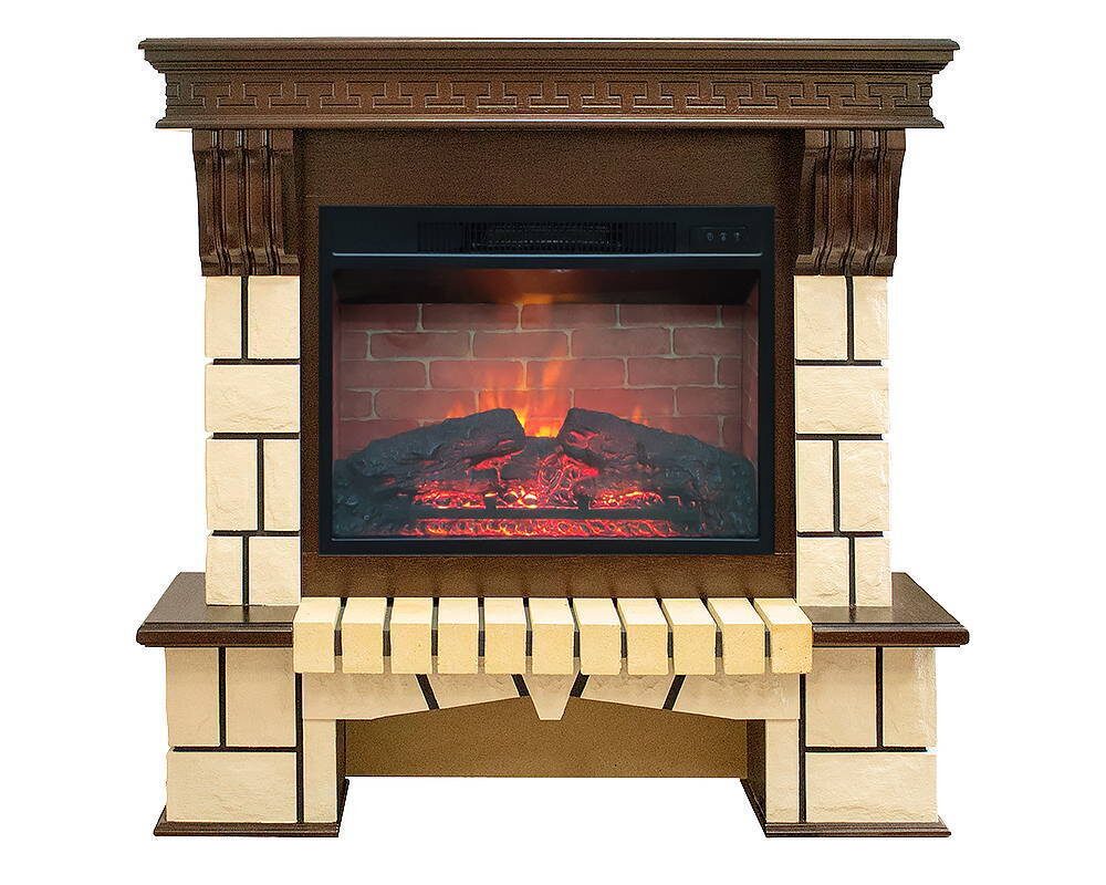 

Электрокамин Real Flame Stone 24 AO с очагом Irvine 24