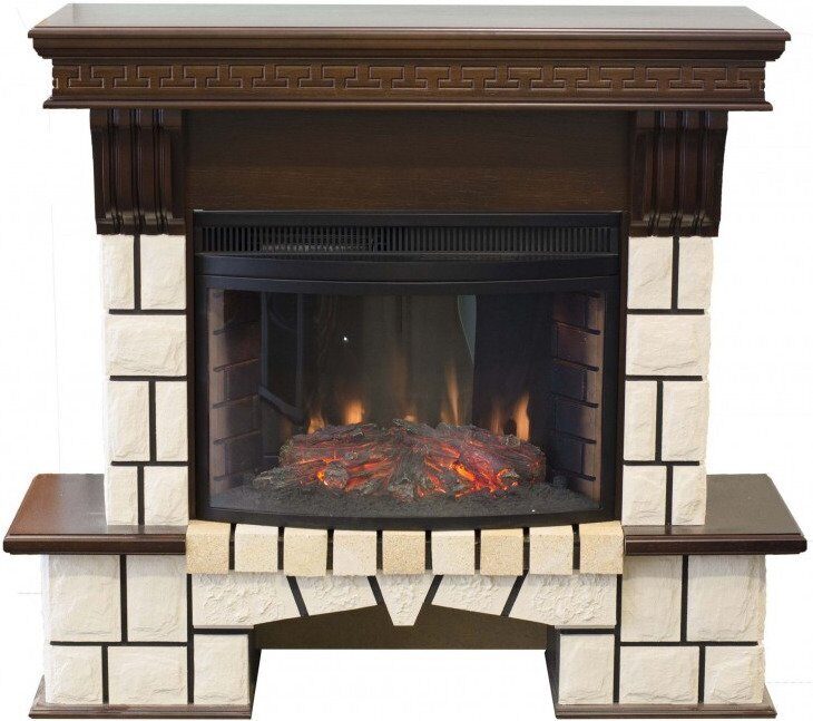 

Электрокамин Real Flame Stone 25 DN с очагом Firefield 25 S IR