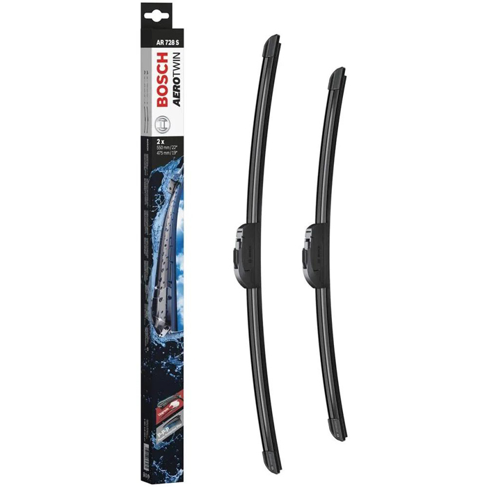 

Щетки стеклоочистителя BOSCH Aerotwin AR728S, 550/475 ММ, 3397118904