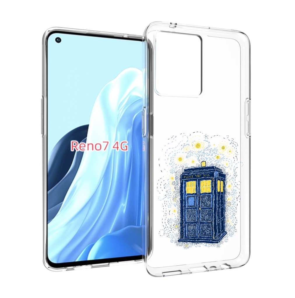

Чехол MyPads будка рисунок для OPPO RENO 7 4G, Прозрачный, Tocco