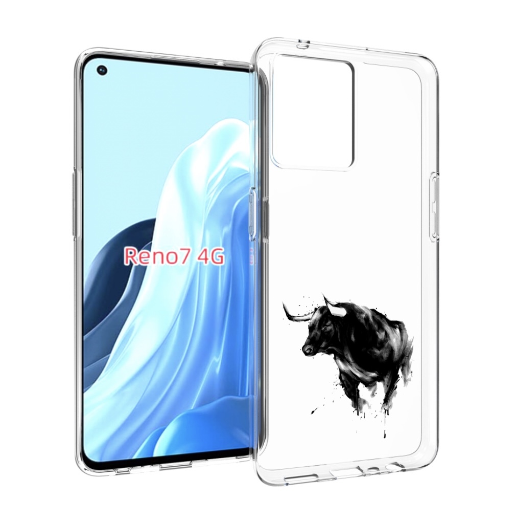 

Чехол MyPads бык для OPPO RENO 7 4G, Прозрачный, Tocco