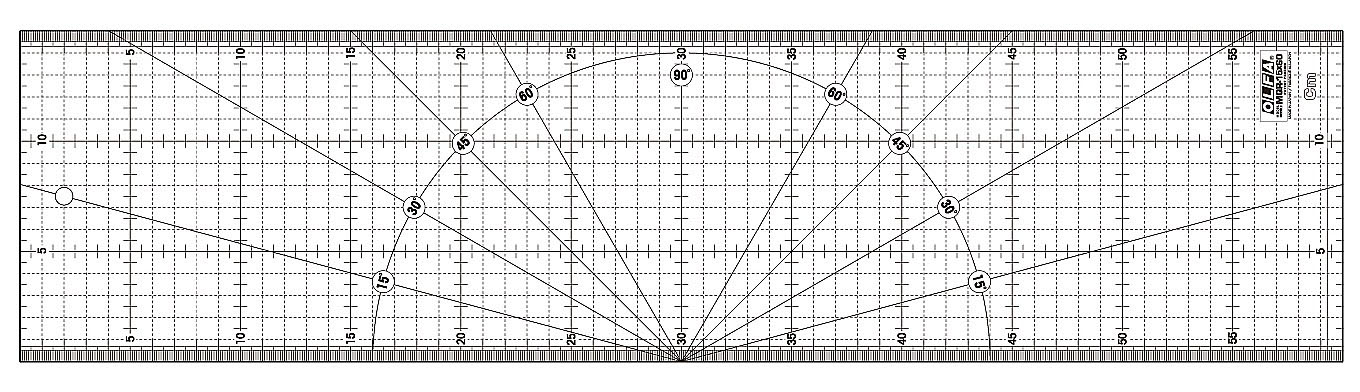 фото Линейка разметочная olfa ol-mqr-15x60