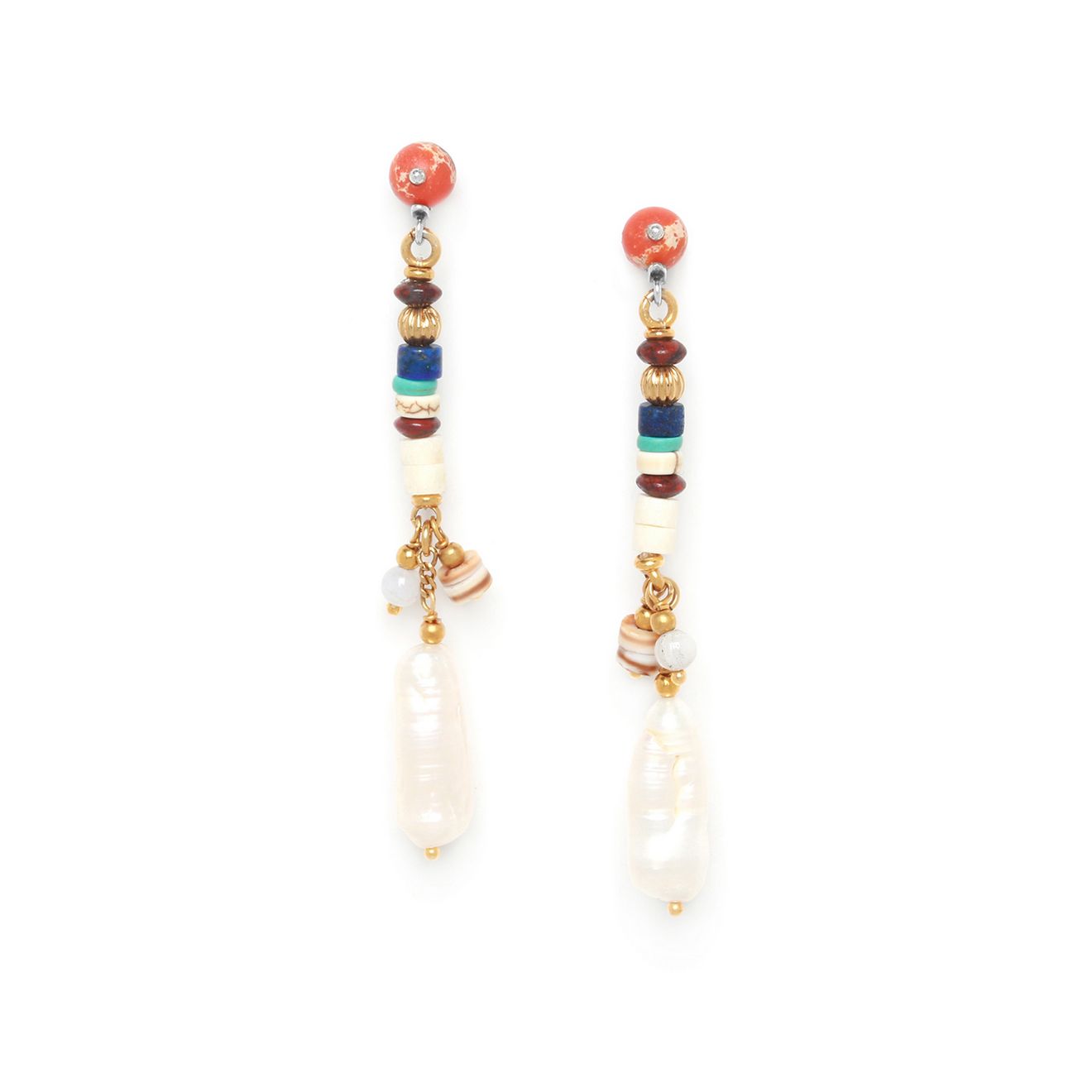 

Серьги из бижутерного сплава с яшмой/тигровым глазом Nature Bijoux NB21.1-12-75604, NB21.1-12-75604