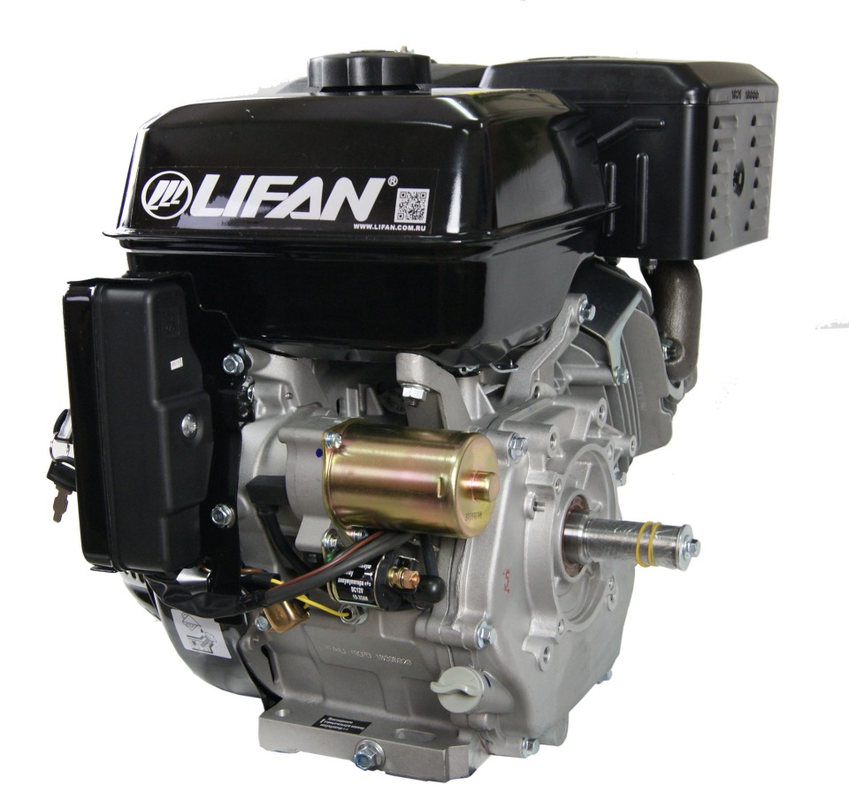 

Двигатель бензиновый Lifan 190FD-7А (15 л.с., горизонтальный вал 25 мм)