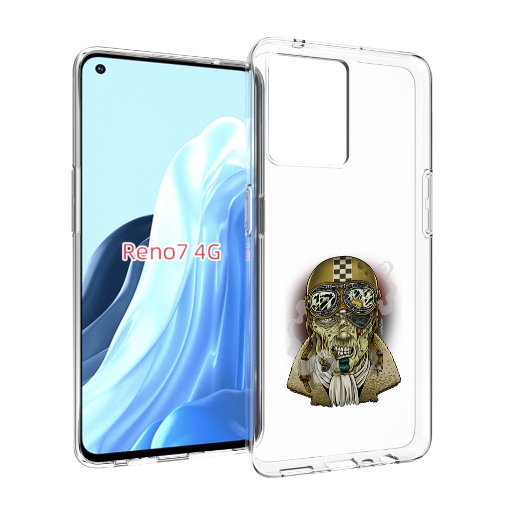 

Чехол MyPads военный зомби для OPPO RENO 7 4G, Прозрачный, Tocco