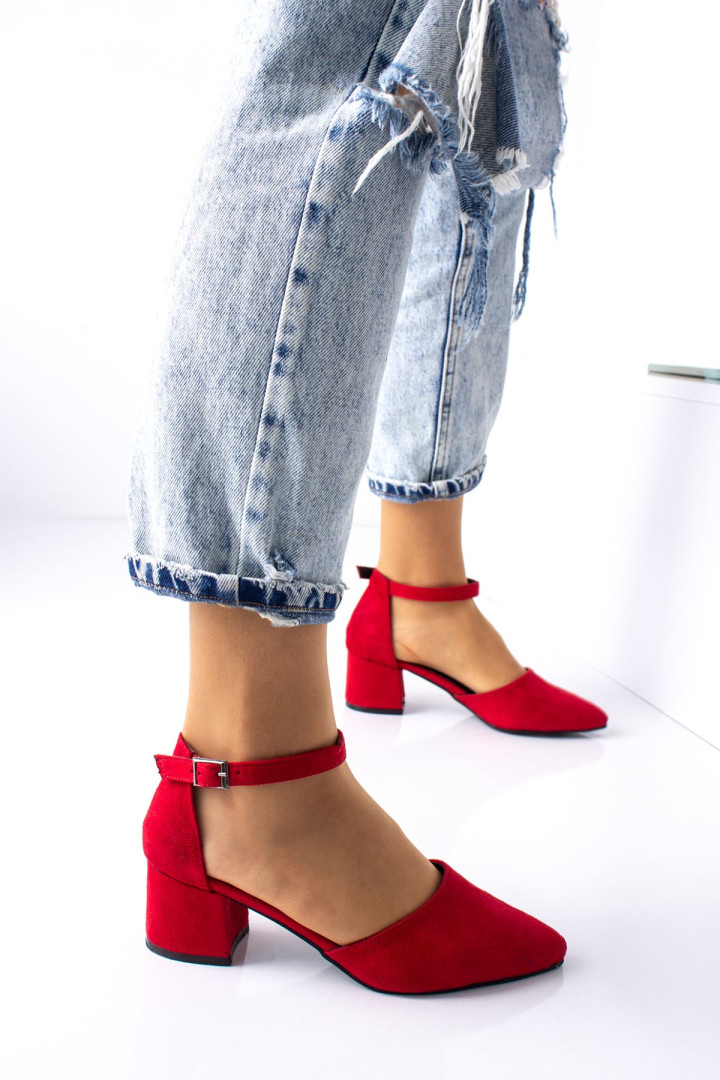 

Туфли женские Lal Shoes B691-R056 красные 40 EU (доставка из-за рубежа), B691-R056