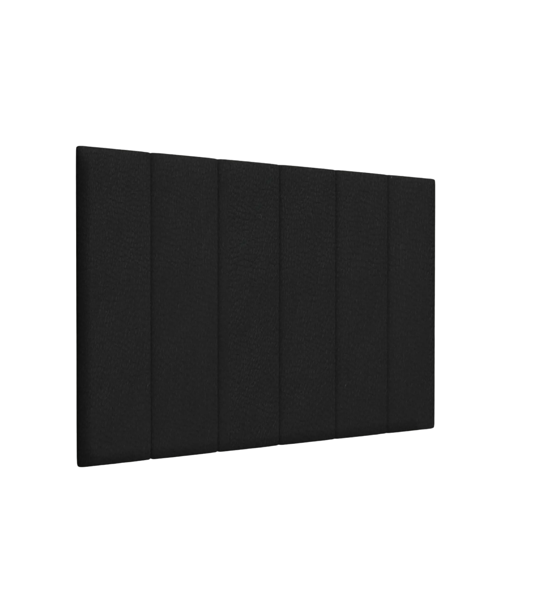 фото Стеновая панель eco leather black 30х100 см 1 шт. tartilla