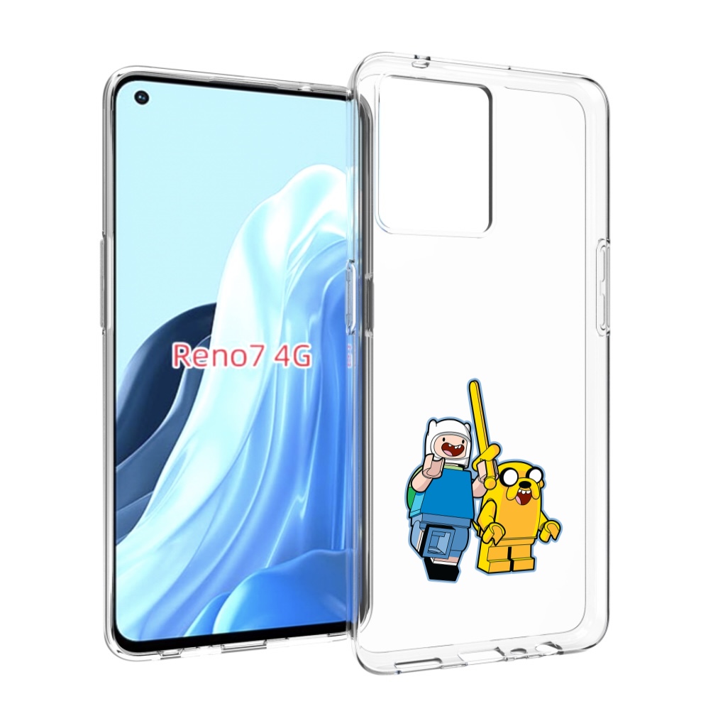 

Чехол MyPads время приключений лего для OPPO RENO 7 4G, Прозрачный, Tocco