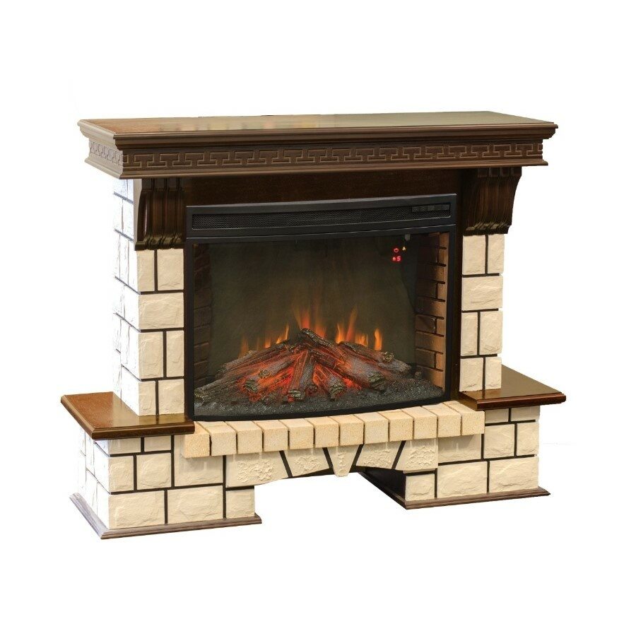 

Электрокамин Real Flame Stone New 33 AO с очагом Firespace 33 S IR