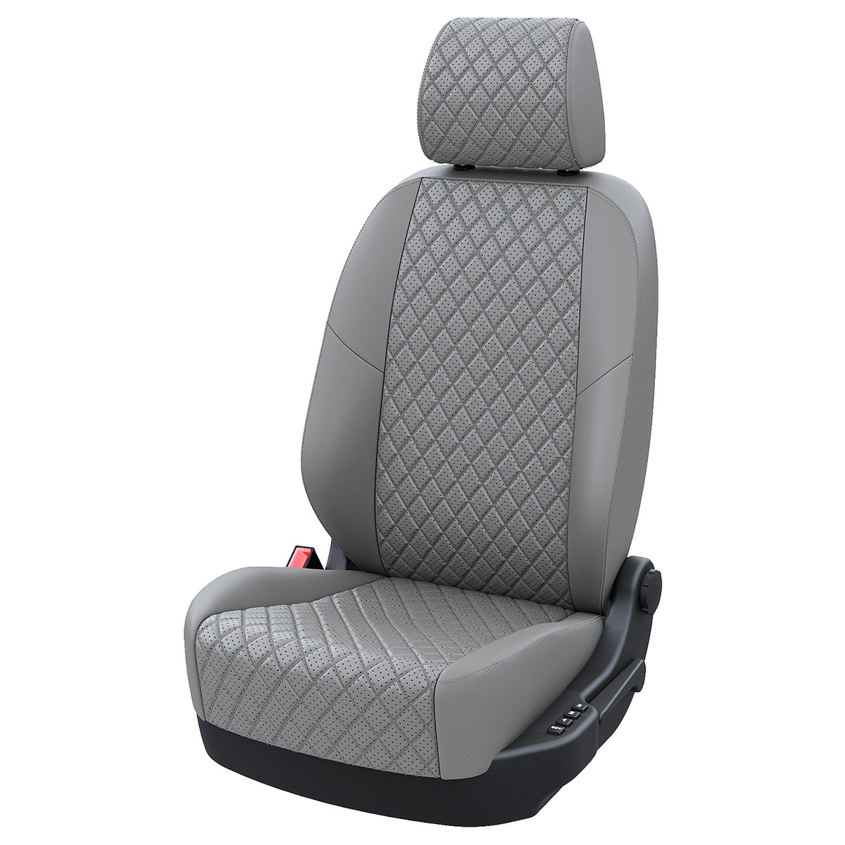 

Чехлы на сиденья Автодруг для Chevrolet Lanos 2002-2009 A1405DS2076 Экокожа ромб Серый, A1405