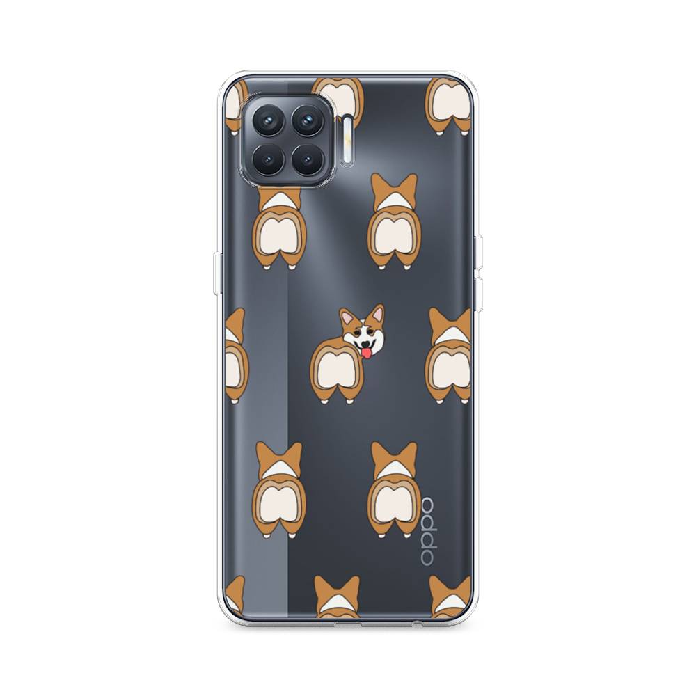 

Чехол Awog на Oppo Reno 4 Lite/A93 "Милый корги фон", Разноцветный, 254550-2