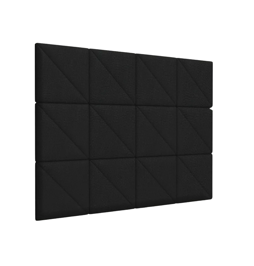 фото Стеновая панель eco leather black 30х30tpl см 2 шт. tartilla