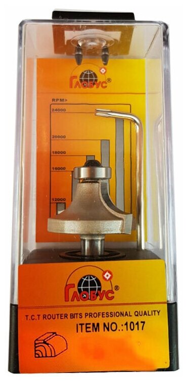

Фреза Globus 1017 R20 d12