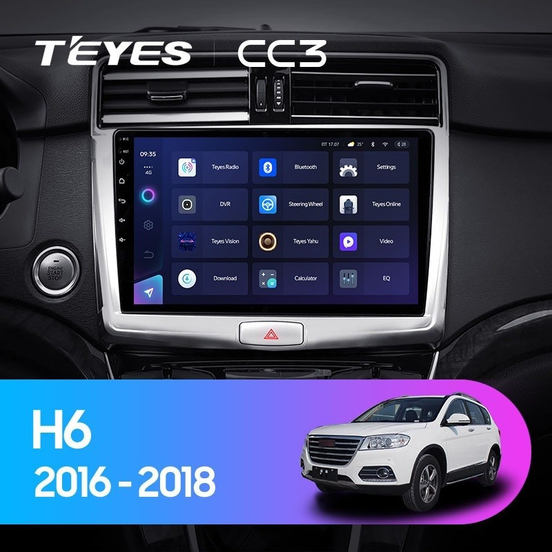 

Штатная магнитола Teyes CC3L 4/64 Haval H6 (2016-2018), CC3L