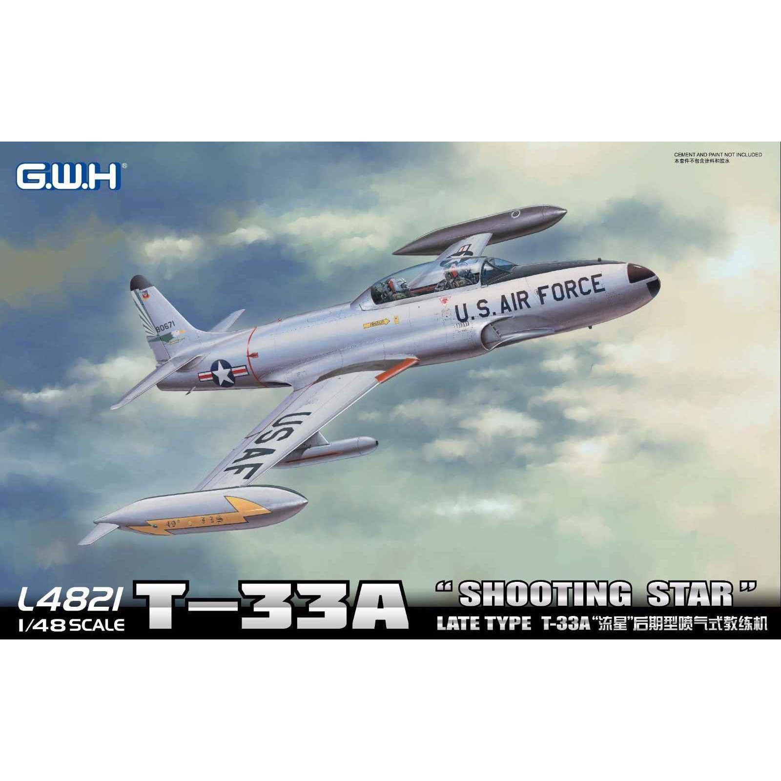 

Сборная модель Great Wall Hobby Cамолет Т-33А Падающая звезда L4821