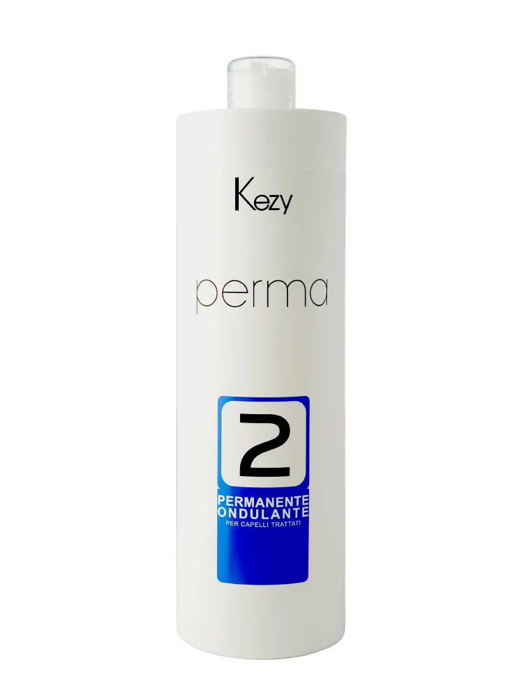 Средство для перманентной завивки химически обработанных волос / PERMA 2 1000 мл крем уход для волос до после химической завивки concept pre