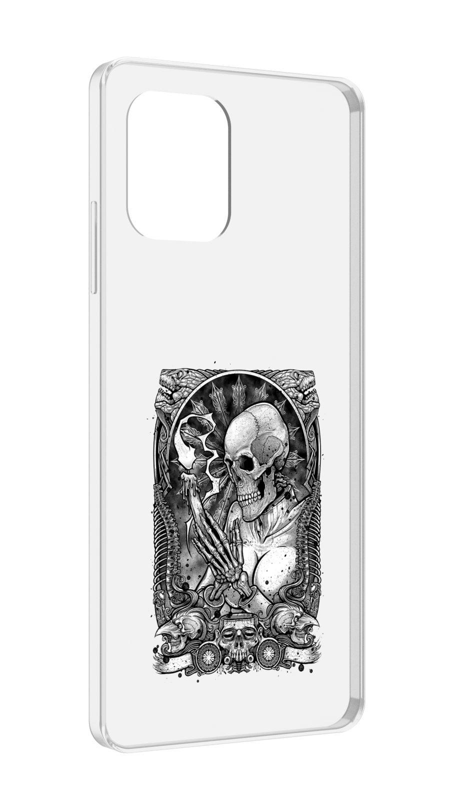 

Чехол MyPads девушка скелет для UMIDIGI Power 7 Max / Power 7S, Прозрачный, Tocco