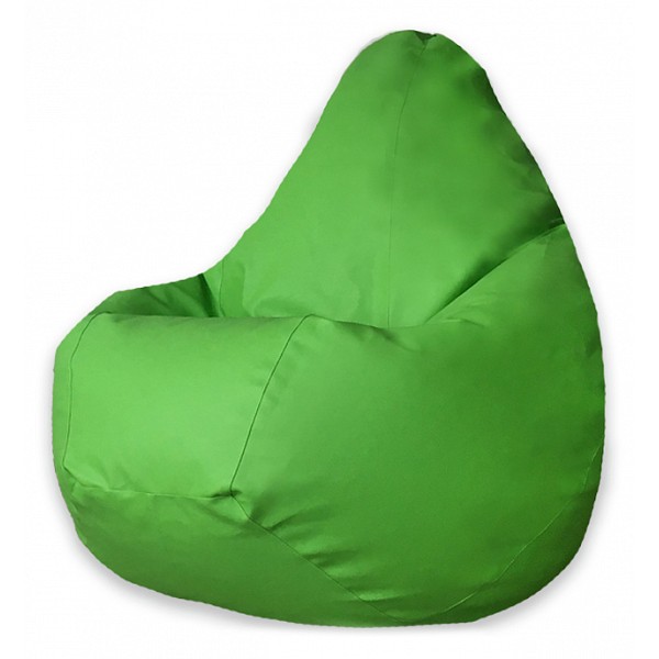 фото Кресло-мешок dreambag зеленая экокожа l l, зеленый