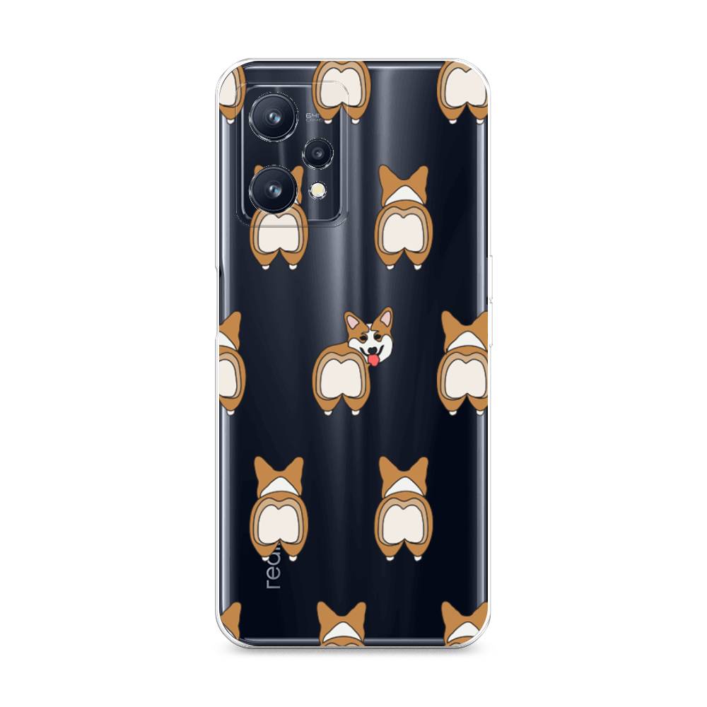 

Чехол Awog на Realme 9/9 Pro Plus "Милый корги фон", Разноцветный, 258750-2