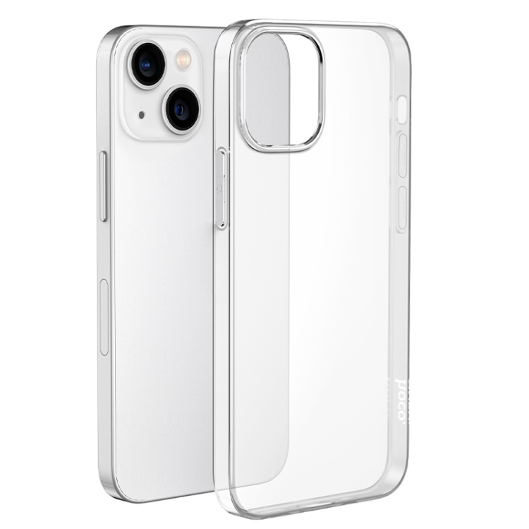 

Силиконовый чехол Hoco Light для iPhone 15 Plus, прозрачный