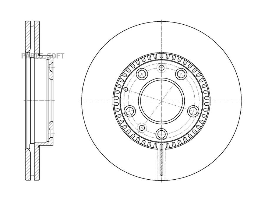 

G-BRAKE Диск тормозной вентилируемый G-brake GR-20209