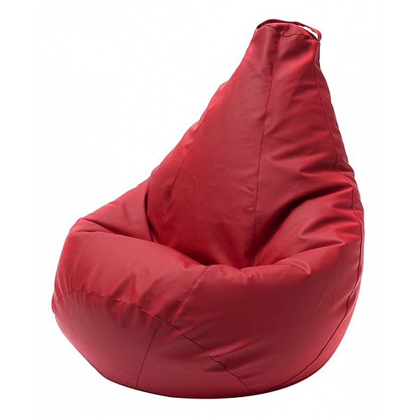 фото Кресло-мешок dreambag красная экокожа l l, красный