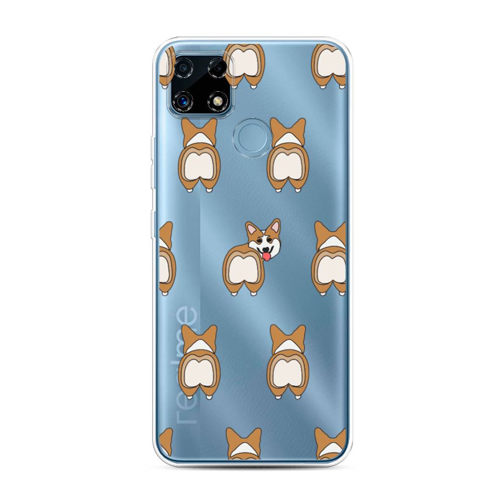 

Чехол Awog на Realme C25/C25s "Милый корги фон", Разноцветный, 257450-2