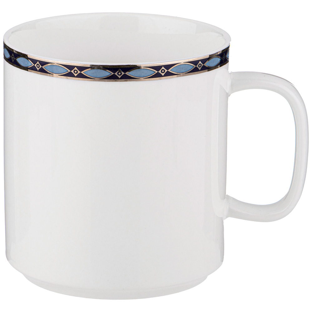 

Набор из 4 штук Кружка Lefard Glamour 400мл, синяя, фарфор (590-466_4)