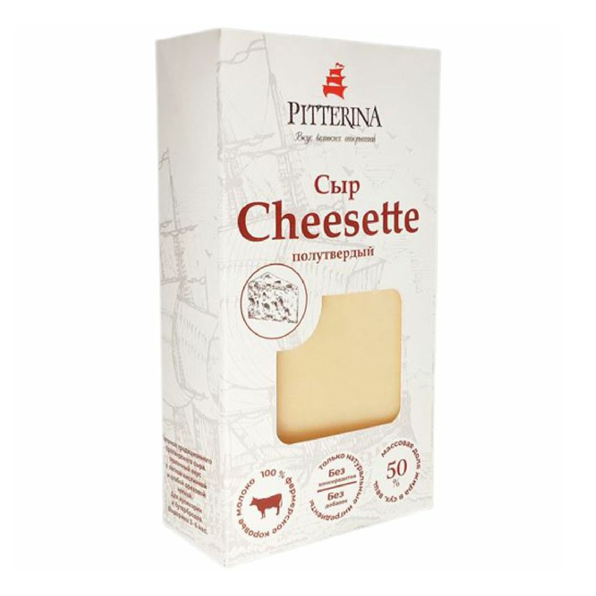 

Сыр полутвердый Pitterina Cheesette 50% 200 г