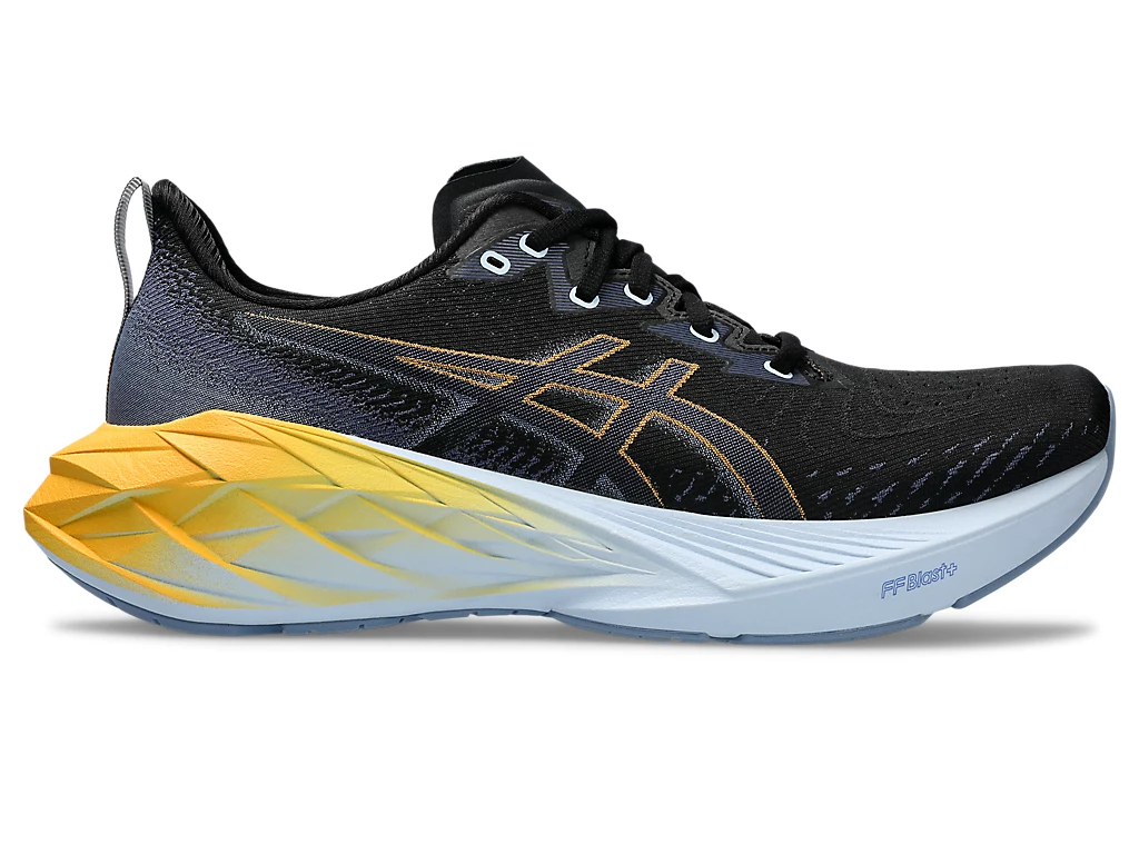 

Кроссовки мужские Asics Novablast 4 1011B693-001 черные 43.5 EU, Черный, Novablast 4