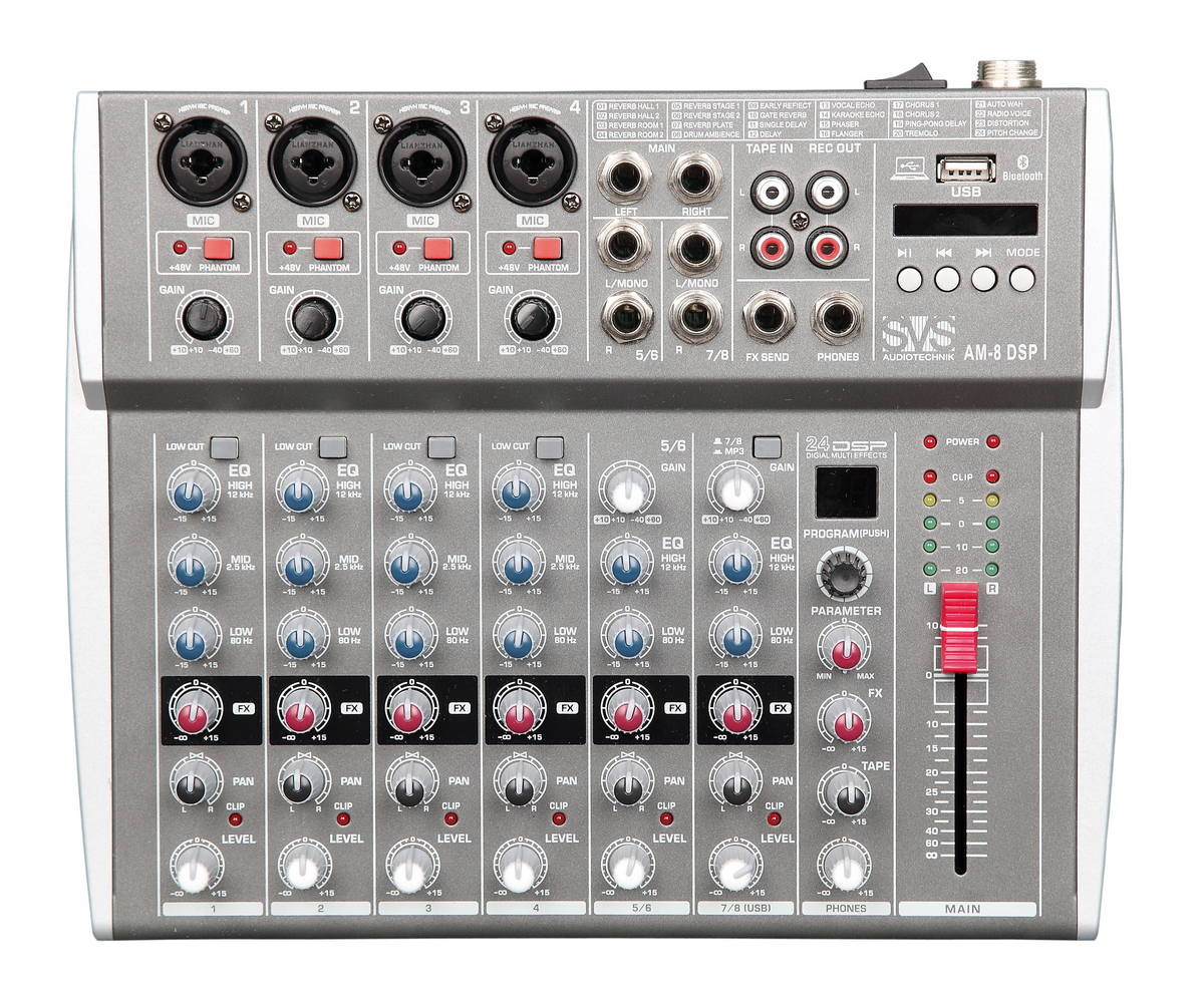 

SVS Audiotechnik mixers AM-8 DSP