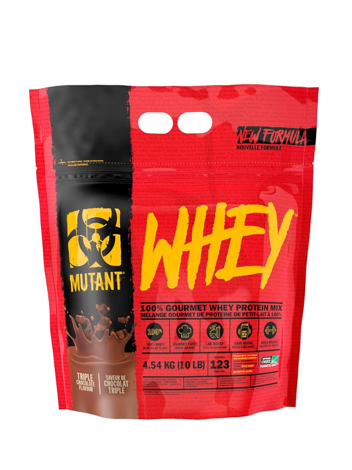 Протеин Mutant Whey, 4540 г, triple chocolate
