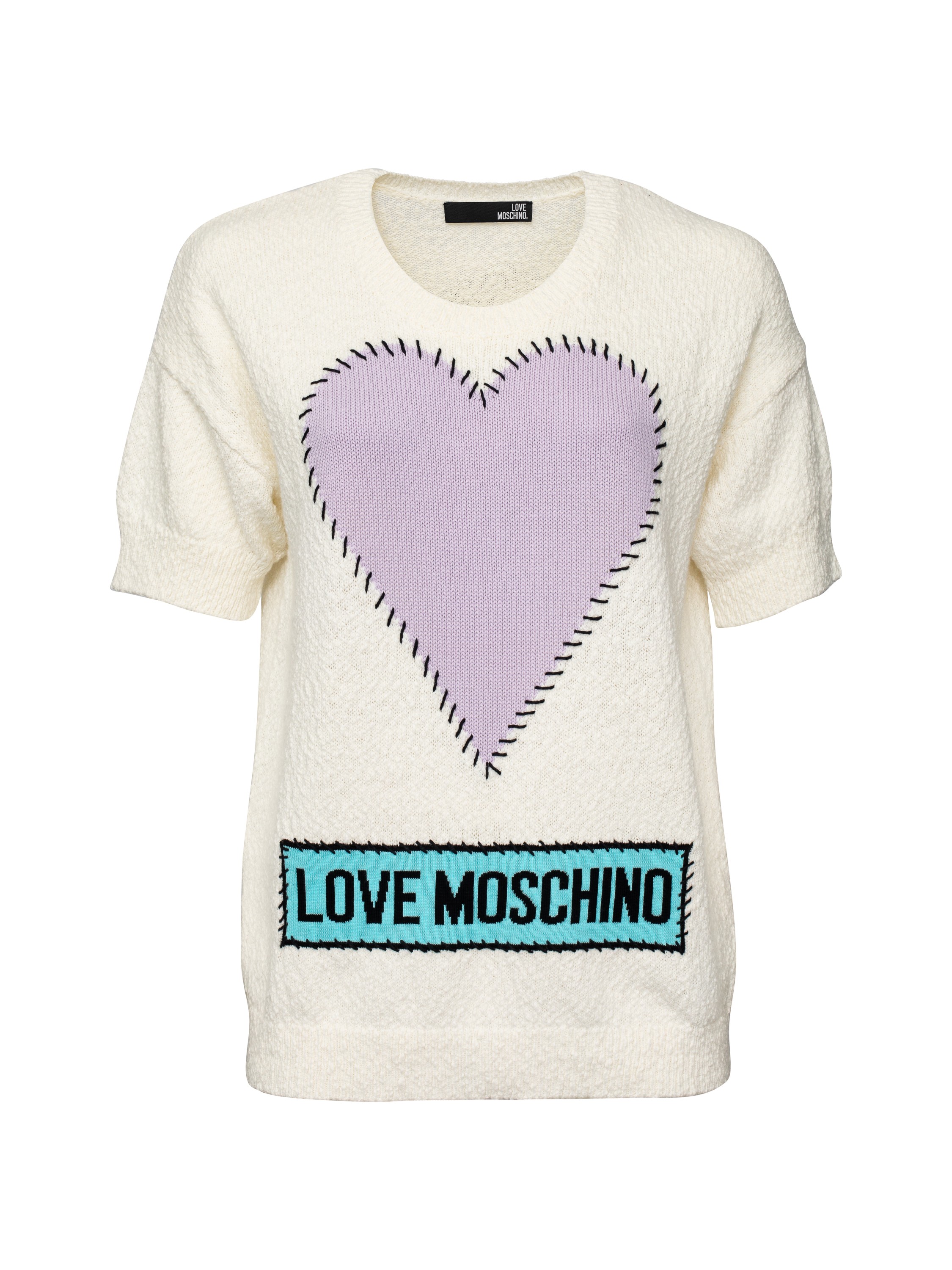 

Футболка женская Love Moschino WSM5411X1545 белая 44 RU, Белый, WSM5411X1545