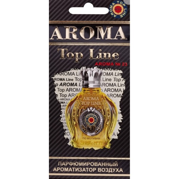 фото Ароматизатор на зеркало aroma top line №23 shaik №77 картон aroma top line арт. 4603720935