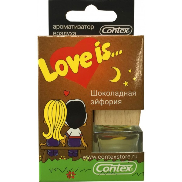 Ароматизатор На Зеркало Contex Love Is Бутылочка 