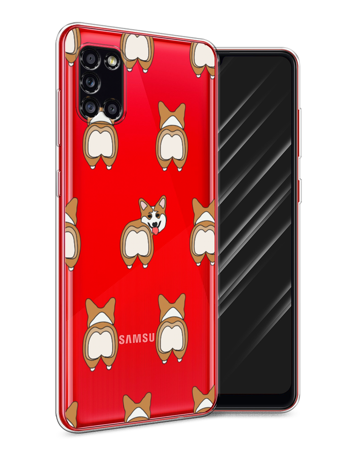 

Чехол Awog на Samsung Galaxy A31 / Самсунг A31 "Милый корги фон", Разноцветный, 2100350-2